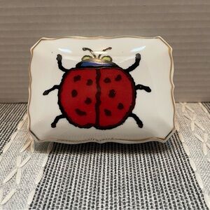 Ladybug Trinket Dish